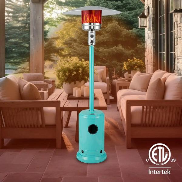 Commercial Series Patio Heater in Aqua Blue Firesense – Fire