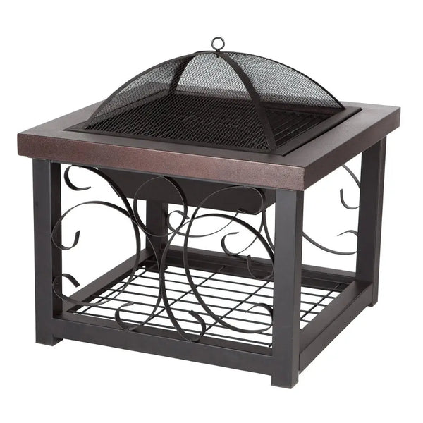 Fire Sense Hammer Tone Bronze Cocktail Table Fire Pit Fire Sense Hammer Tone Bronze Cocktail Table Fire Pit