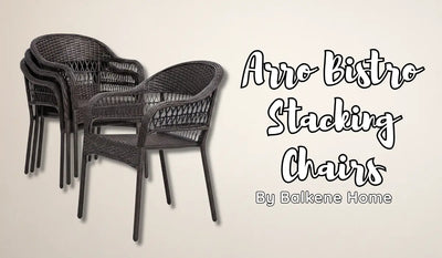 Arro-Bistro-Stacking-Chairs-Mocha-Wicker-Construction Fire Sense/Balkene Home