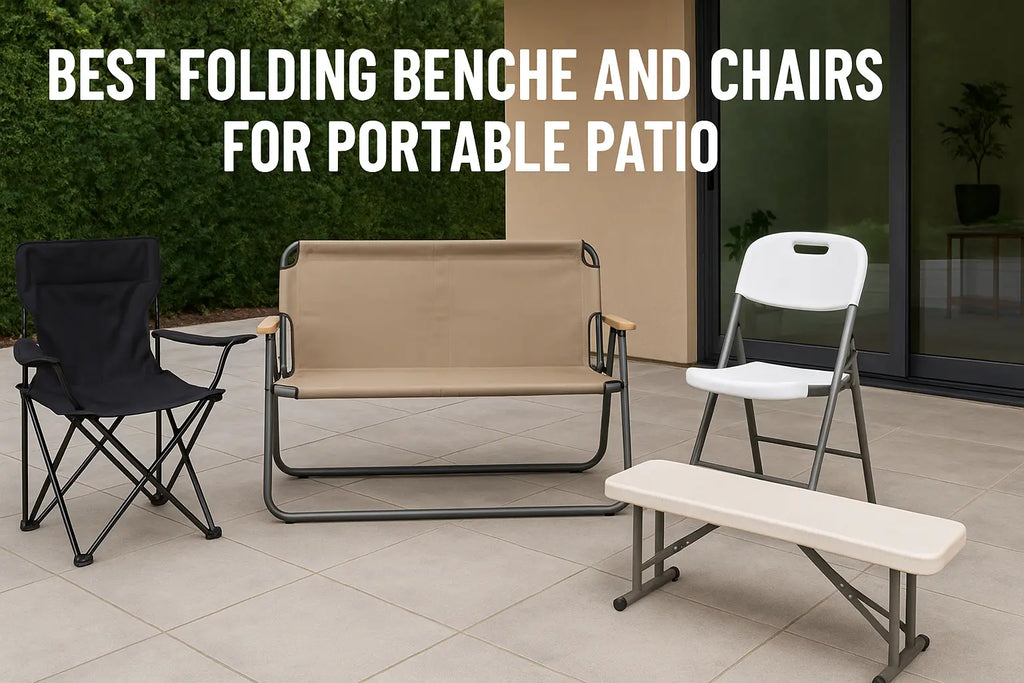 Best-Folding-Benches-and-Chairs-for-Portable-Patio-Needs Fire Sense/Balkene Home