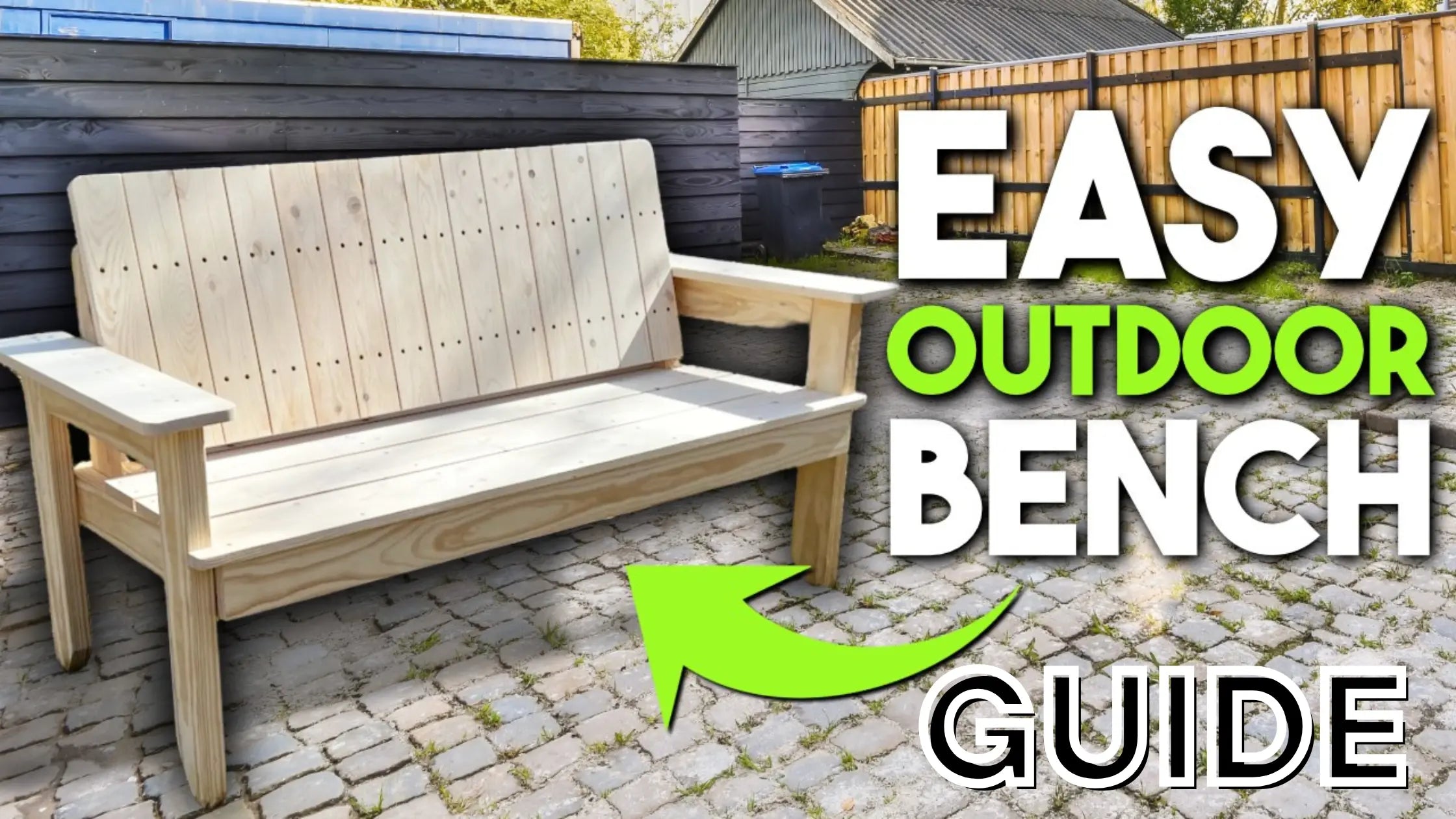 Making Bench How To Make Wooden Benches for Outdoor Spaces - Fire Sense/Balkene ...