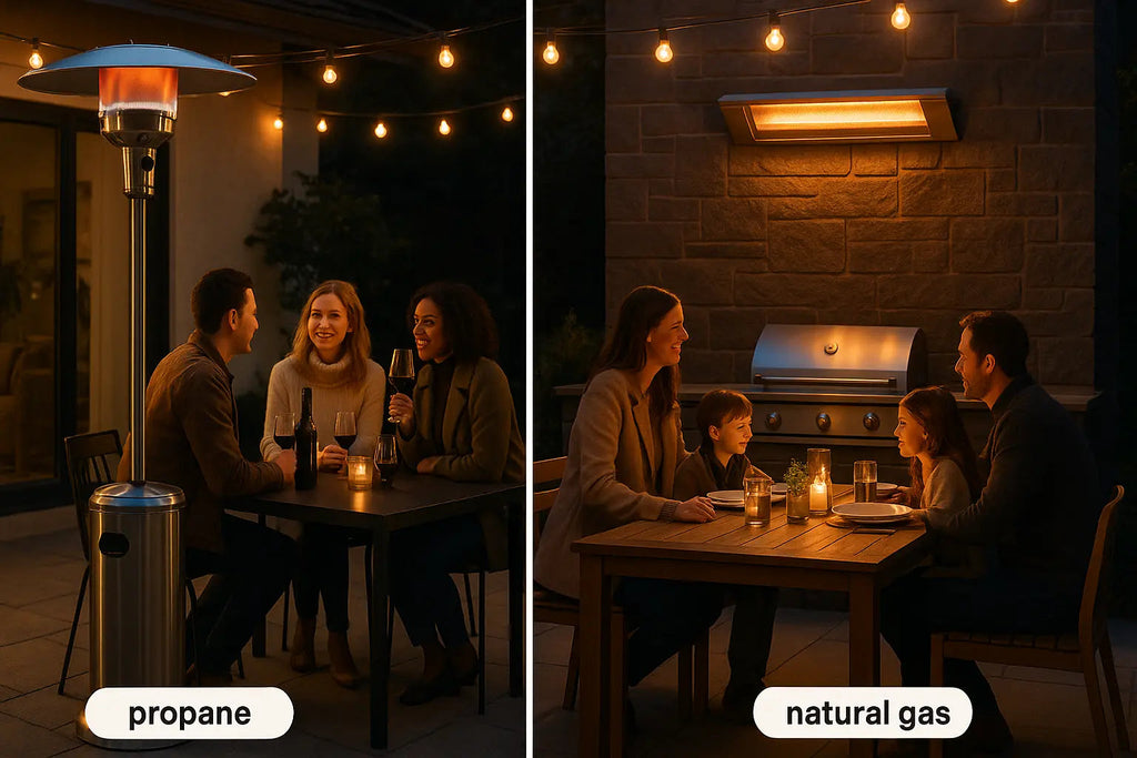 Natural Gas Patio Heaters vs Propane: Which Is More Efficient? – Fire ...