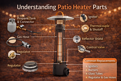 What Are Patio Heater Parts and Why They Matter