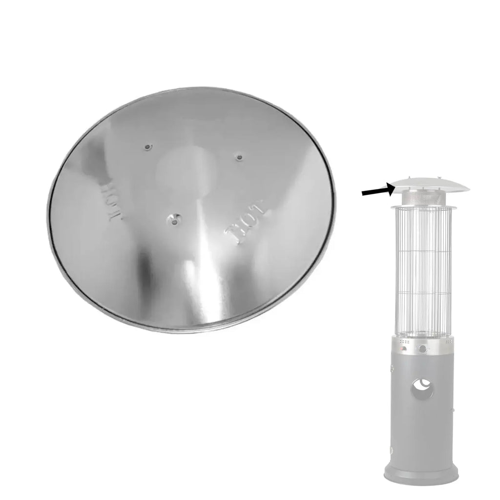 63057/63252 Spiral Heater One-Piece Reflector Fire Sense