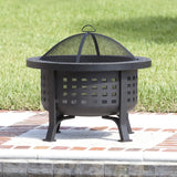 Alpina Round Slate Top Fire Pit Fire Sense