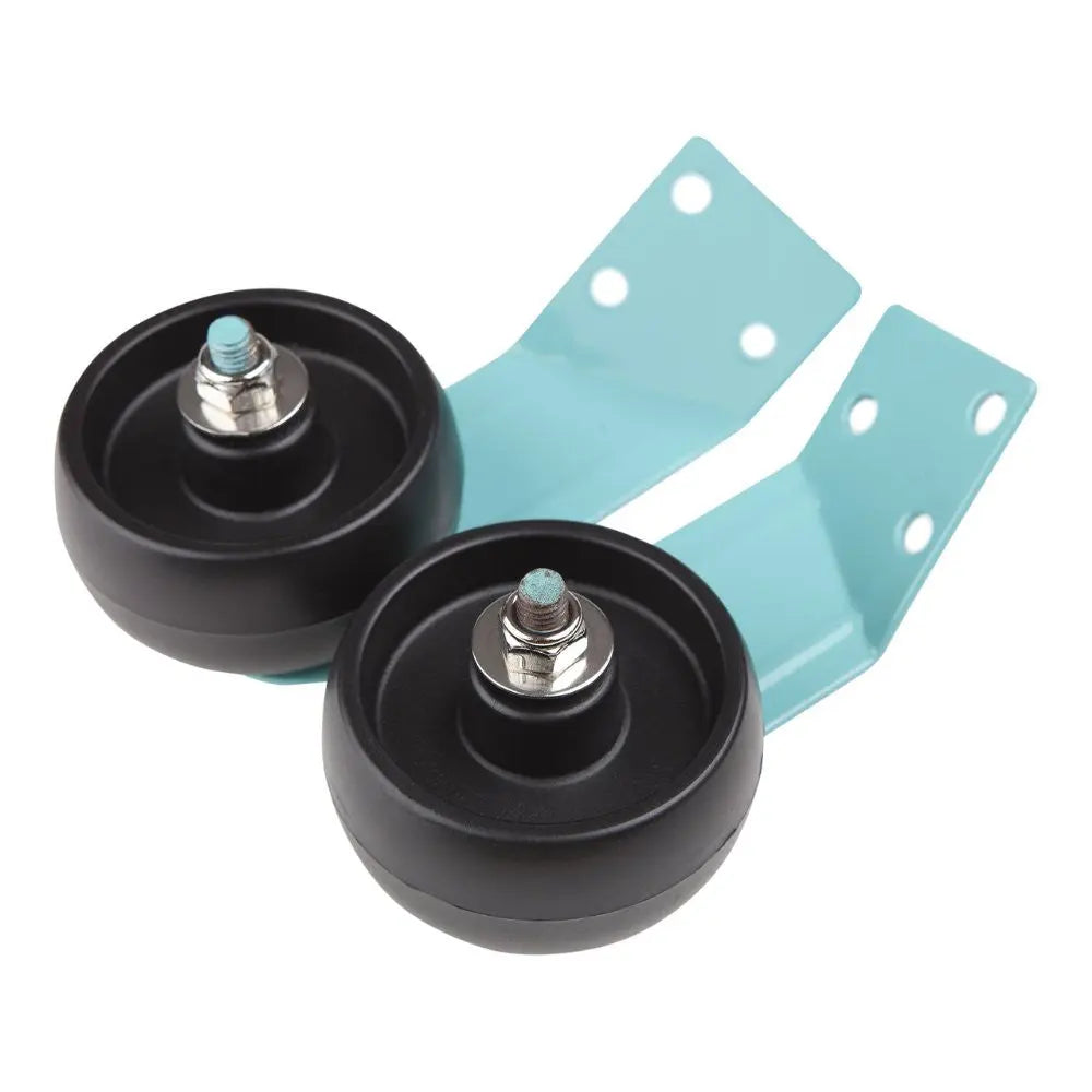 Aqua Blue Powder Coated Wheel Assembly - Fire Sense/Balkene Home