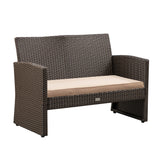 Ashville Wicker Patio Set Balkene Home