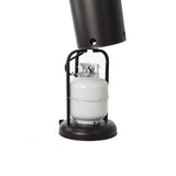 Aspect Living Mocha Finish Patio Heater with Table Fire Sense/Balkene Home