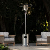 Aspect Living Stainless Steel Patio Heater with Table Fire Sense/Balkene Home