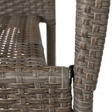 Apect Living Morgan Outdoor Wicker Chair 2-Pack, Weathered Gray Fire Sense/Balkene Home