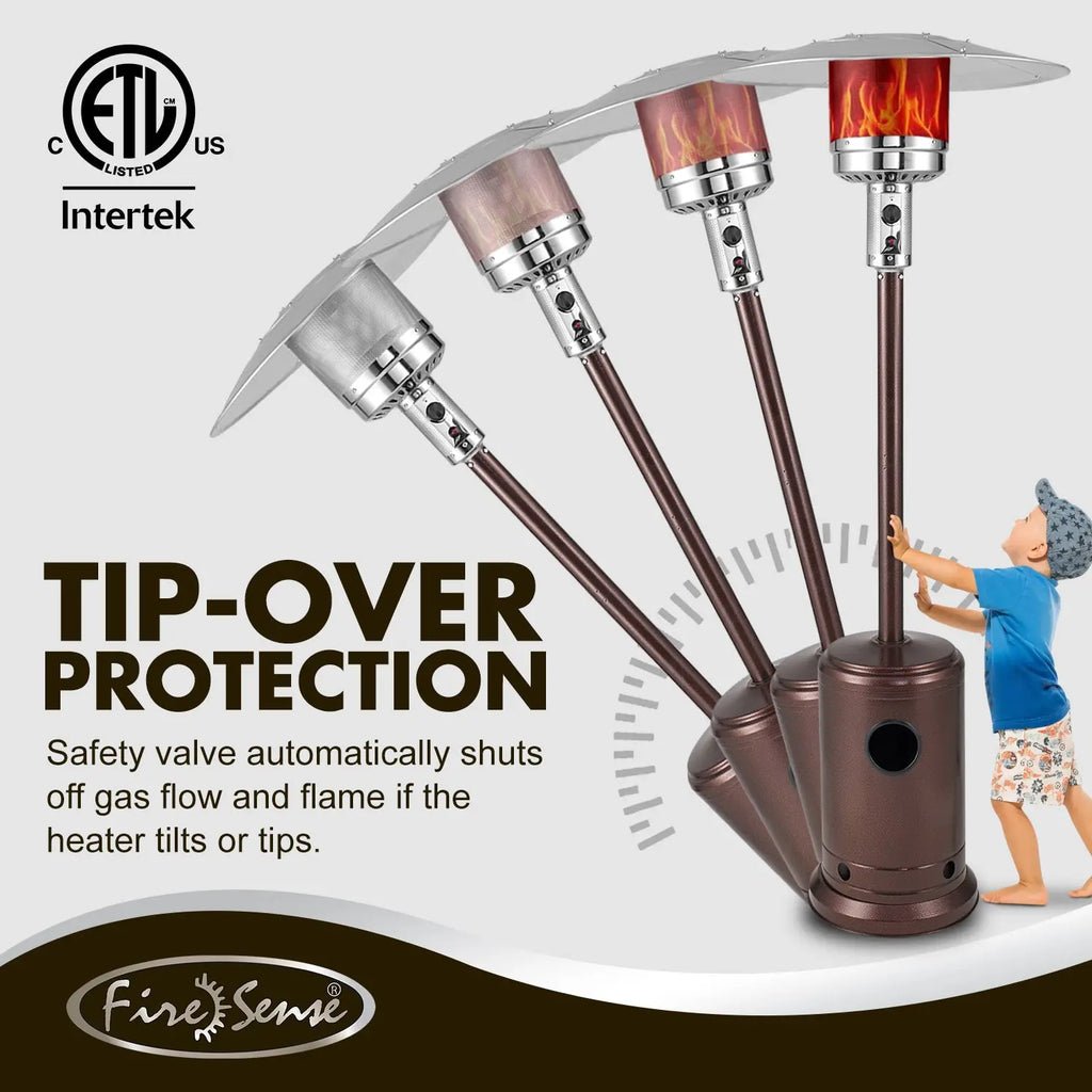 fire sense umbrella patio heater Fire Sense - Patio Heater