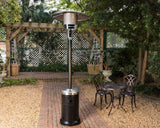 Commercial Series Patio Heater in Onyx and Stainless Steel Fire Sense