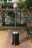 Commercial Series Patio Heater in Onyx and Stainless Steel Fire Sense