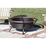 Copper Rail Fire Pit - Fire Sense/Balkene Home