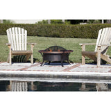 Copper Rail Fire Pit - Fire Sense/Balkene Home