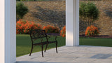 Decatur Cast-Aluminum Patio Bench - Fire Sense/Balkene Home