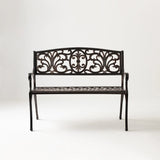 Decatur Cast-Aluminum Patio Bench - Fire Sense/Balkene Home