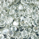 Fire Glass in Crystal Clear Half-Round Droplets (4.4 LB) - Fire Sense/Balkene Home