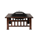 Foxdale Square Wood-Burning Fire Pit Fire Sense