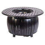 Grand Cooper 44" Round Aluminum Convertible Gas Fire Pit Table - Fire Sense/Balkene Home