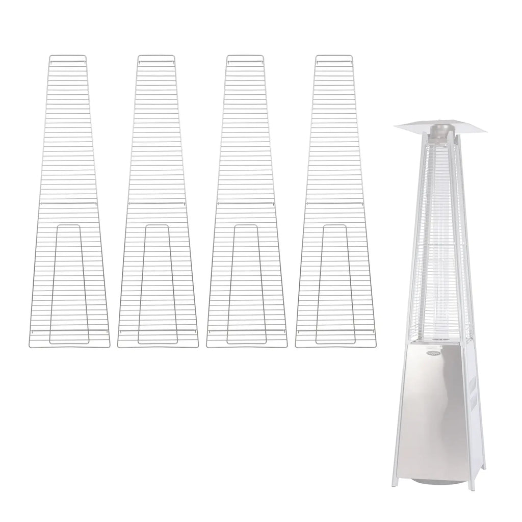 Grates for Pyramid Flame Heaters Fire Sense