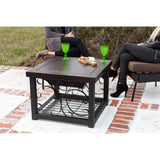 Hammer Tone Bronze Finish Cocktail Table Fire Pit - Fire Sense/Balkene Home