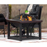 Hammer Tone Bronze Finish Cocktail Table Fire Pit - Fire Sense/Balkene Home