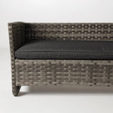 Jareth Wicker Patio Set in Gray Balkene Home