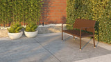 Miles Patio Bench in Mocha Wicker - Fire Sense/Balkene Home