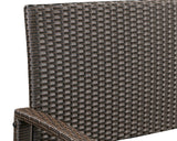 Miles Patio Bench in Mocha Wicker - Fire Sense/Balkene Home