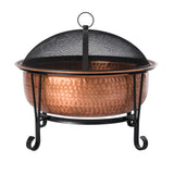 Palermo Copper Fire Pit - Fire Sense/Balkene Home