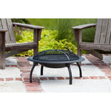 Portable Folding Fire Pit - 29" - Fire Sense/Balkene Home