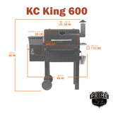 Prime Pellet Grill - KC King 600 - Fire Sense/Balkene Home