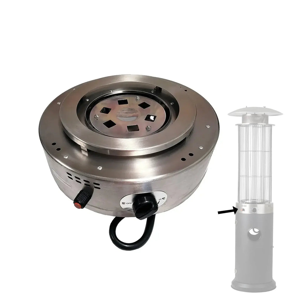 Spiral Flame Heater Burner Fire Sense