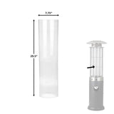 Spiral Flame Heater Replacement Glass Tube Fire Sense