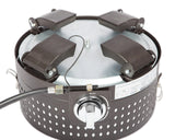 Sporty Campfire 15" Round Portable LPG Fire Pit - Fire Sense/Balkene Home