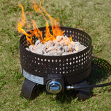 Sporty Campfire 15" Round Portable LPG Fire Pit - Fire Sense/Balkene Home