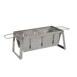 Stainless Steel Foldaway Charcoal Grill Fire Sense