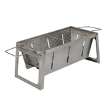 Stainless Steel Foldaway Charcoal Grill Fire Sense