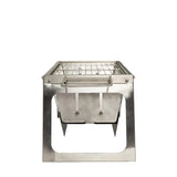 Stainless Steel Foldaway Charcoal Grill Fire Sense