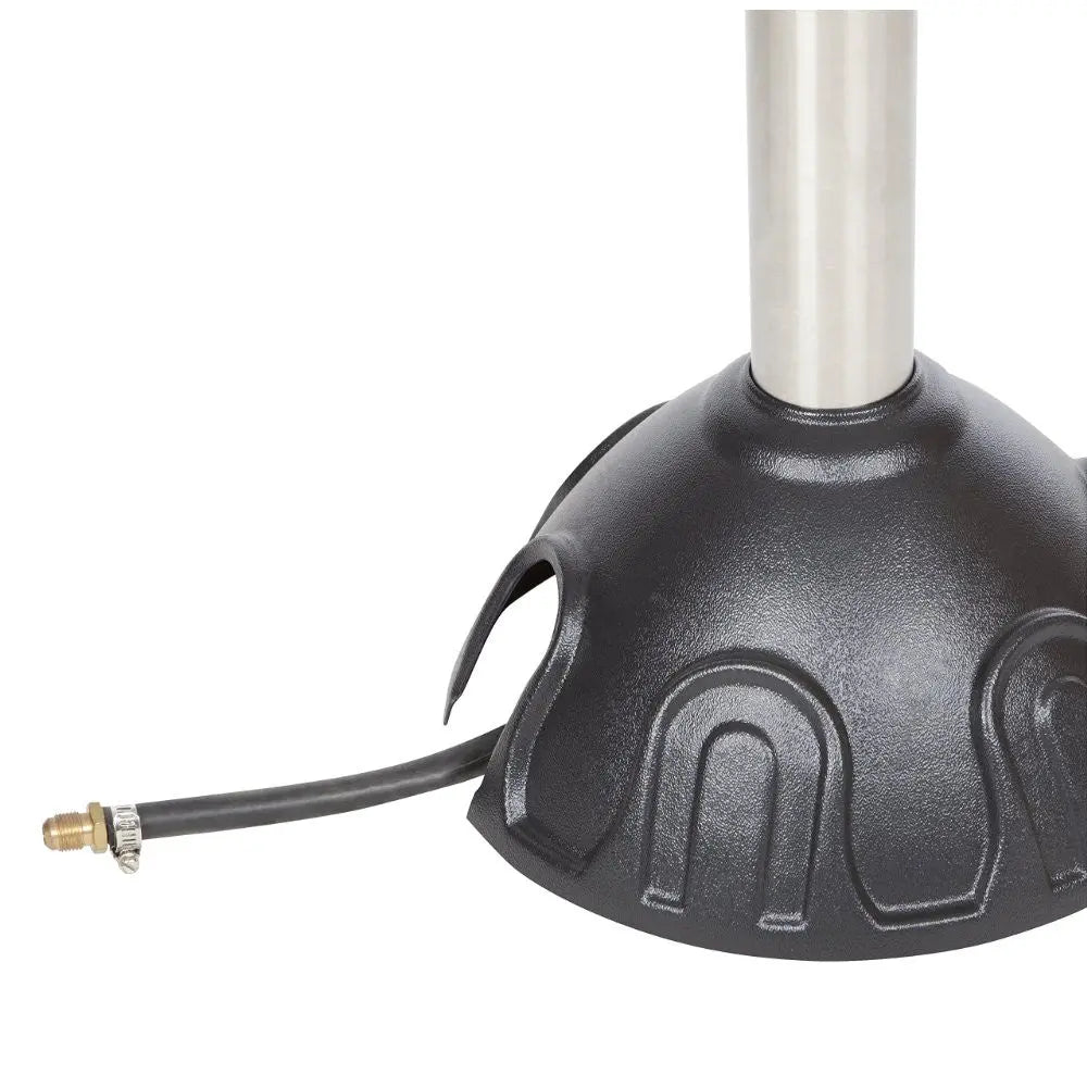 fire sense umbrella halogen patio heater Stainless Steel Natural Gas Patio Heater