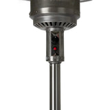 Stainless Steel Patio Heater with Permanent LED Table Fire Sense/Balkene Home