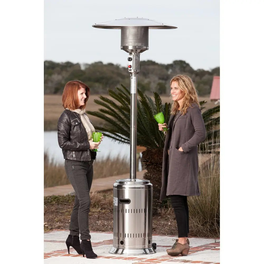 fire sense umbrella halogen patio heater Stainless Steel Performance Patio Heater