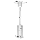 Stainless Steel Performance Patio Heater - Fire Sense/Balkene Home