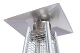 Stainless Steel Pyramid Flame Heater - Fire Sense/Balkene Home