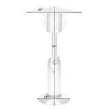 Stainless Steel Table Top Patio Heater - Fire Sense/Balkene Home