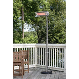 Stainless Steel Telescoping Offset Pole Mounted Infrared Patio Heater - Fire Sense/Balkene Home