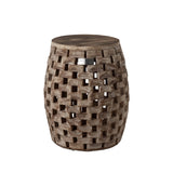 Maya Oval Indoor/Outdoor Garden Stool/Table - Fire Sense/Balkene Home