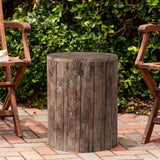 Elyse Round Indoor/Outdoor Garden Stool/Table - Fire Sense/Balkene Home