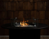 Tempered Glass Wind Guard for Round & Oval Gas Fire Pits - Fire Sense/Balkene Home